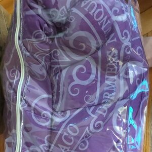 Harry Potter Purple Hogwarts Crest Twin Sized Bedding Excellent Condition